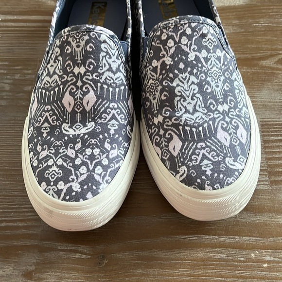 Keds Double Decker Blue Mosaic Slip On Sneaker - Picture 9 of 11